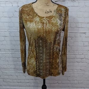 Chico's Long Sleeve Shirt 1/ Medium